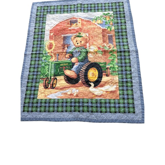 John Deere Bedding John Deere Baby Quilt For Baby Or Decoration